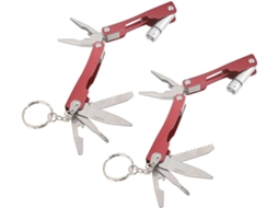 Conjunto De Ferramentas Camping Galpada 2 Peças Em Aço Inoxidável Com Alicate E Lanterna Led, Ferramentas Portáteis A