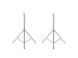 Suporte De Luz, Material Durável, Compatibilidade Versátil, 2pcs Prata