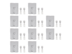 Conector de Bateria de Potência, 10 Piezas, 50a, 600v, 16mm², Terminal de Cabo, 6awg