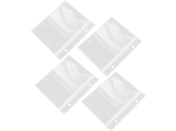 20 Pochettes Foto Transparentes Em Plástico - Reutilizáveis Para Cartes Postais - Lote De 20