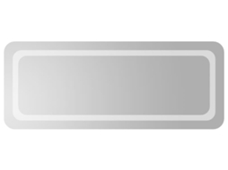 Led Bathroom Mirror, Led Bathroom Mirrors Vidaxl Transparente Vidro (40 X 100 Cm)