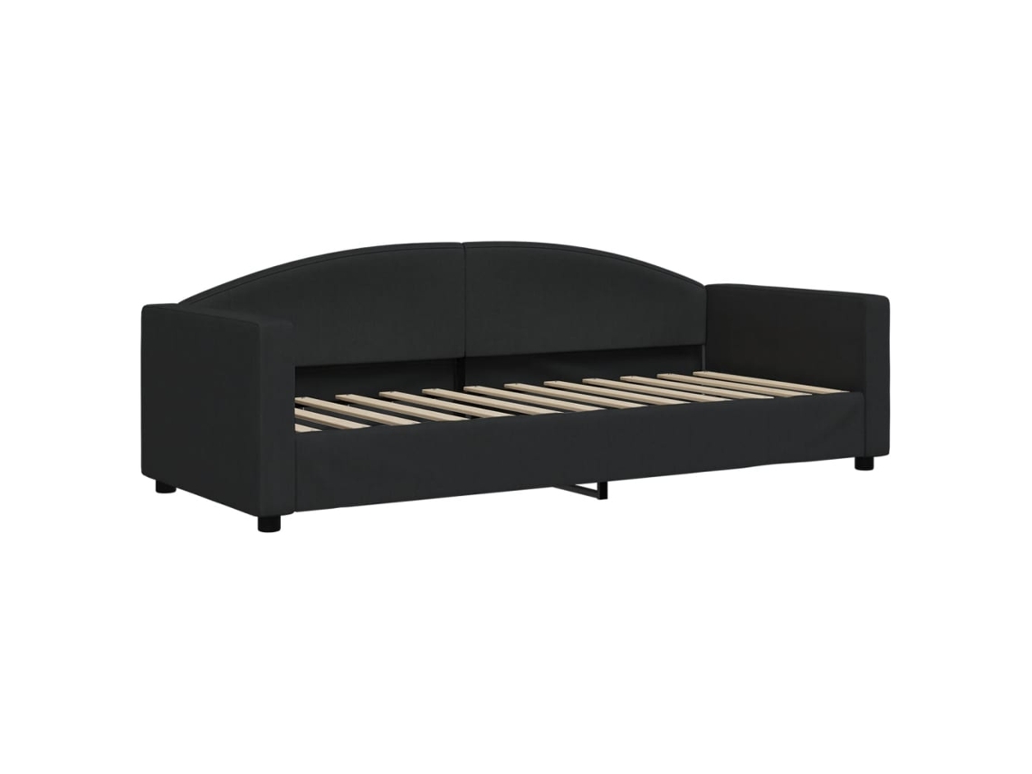 Day Bed, Day Beds Vidaxl Preto Tecido (80 X 200 Cm)