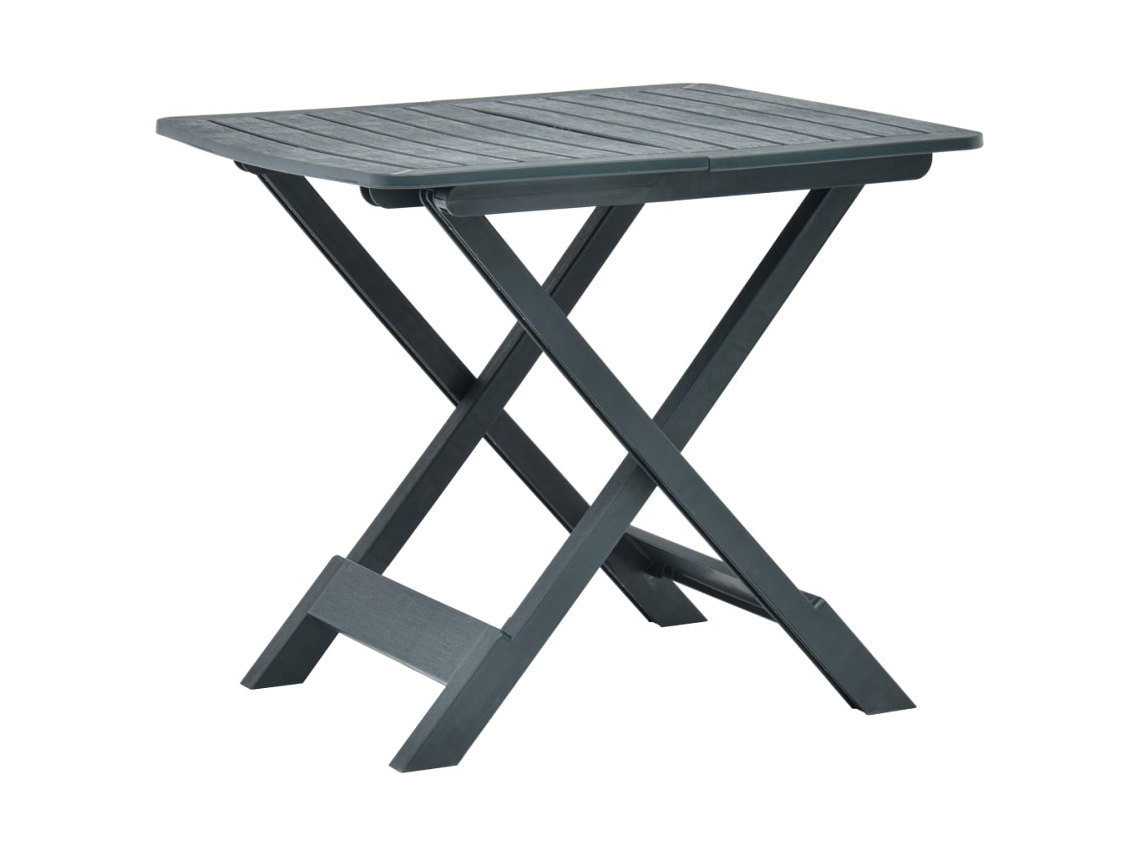 Mesa De Jardim Dobrãvel 79x72x70 Cm Plãstico Verde DKD HOME DECOR