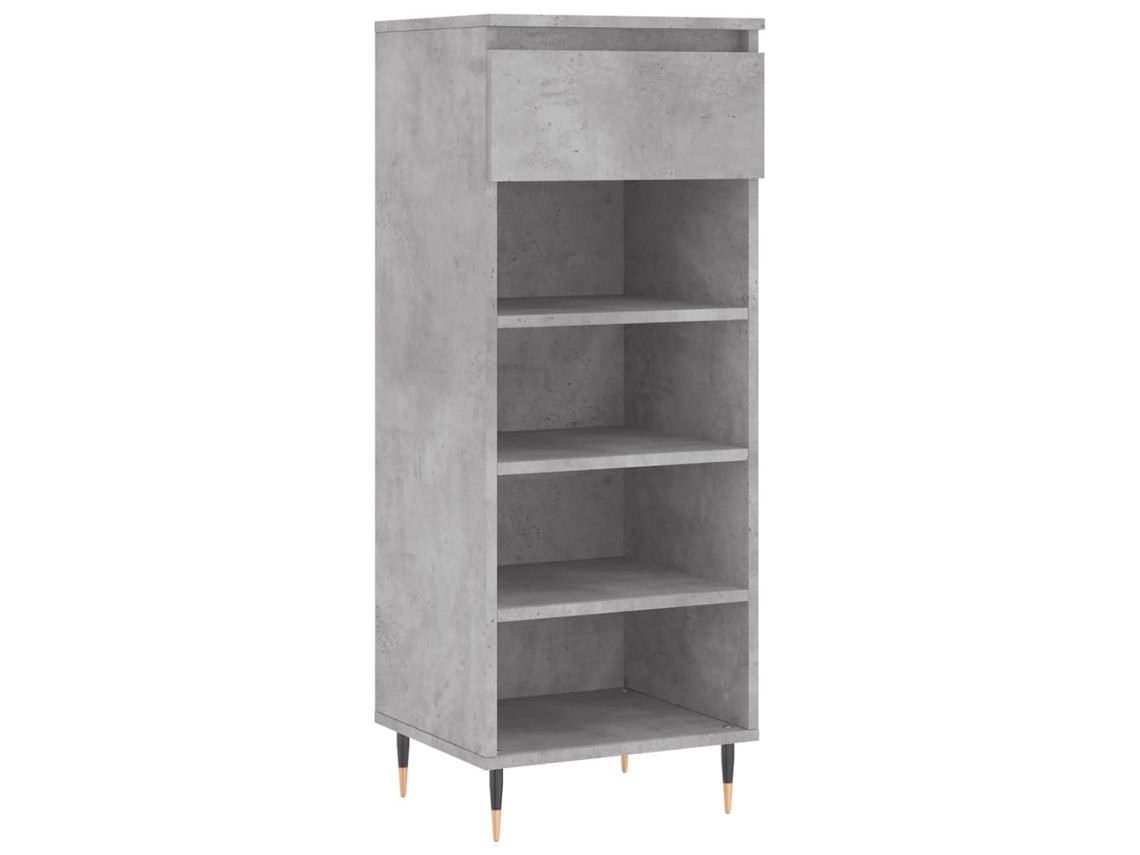 Shoe Cabinet, Shoe Cabinets Vidaxl Cinzeto Madeira Processada (n/a)