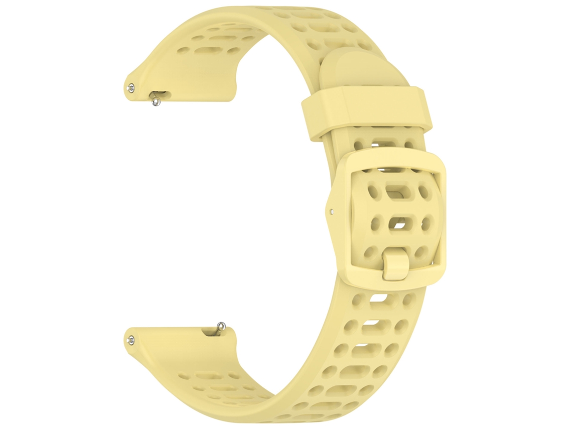 Pulseira de Silicone 20mm para Coros Pace 2 /coros Apex 42mm Amarelo PANOONA