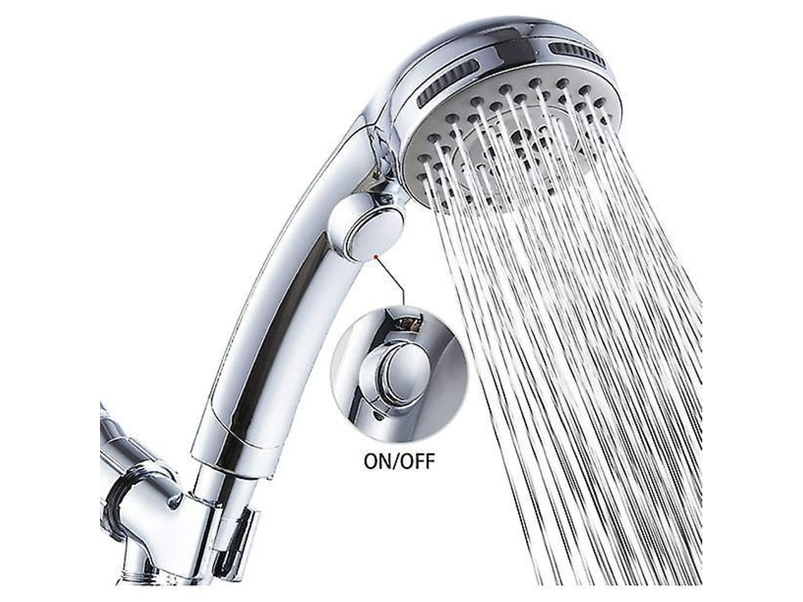 Chuveiro De Mão, Conjunto De Torneira De Casa De Banho Cromada Com Chuveiro De Chuva, Mangueira Longa E Alta Pressão, Latão, Abs, Aço