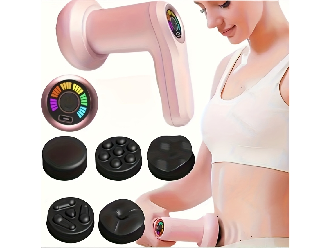 Massageiro para Nádegas e Abdômen, Massagem Adequada para Todo o Corpo, Membros da Cintura, Compacto, Recarregável, Uso Diário, Higiênico STELASPLEN