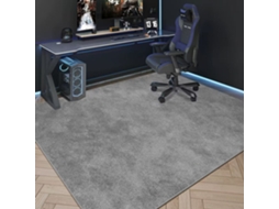Tapete Protetor Para Cadeiras, (cinza Fosco - 140x200 Cm) Cuich