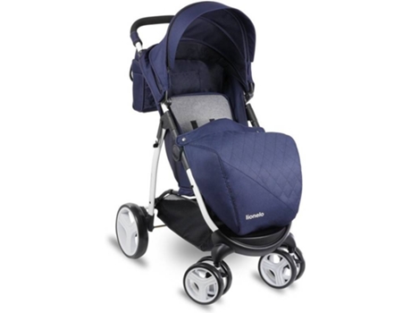 Carrinho de Bebé Individual  Elise Navy Preto e Azul Marinho