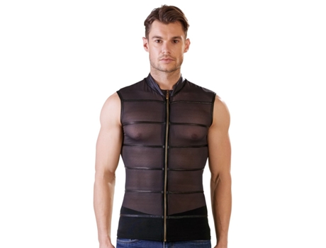 Camisa NEK Powernet Rayas Wetlook Preto (L)