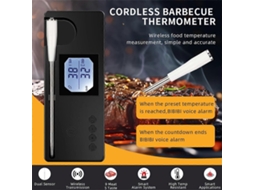 Termômetro De Carne Bluetooth, Termômetro Sem Fio De 500 Pés, Termômetro De Alimentos Inteligente Com Carregamento Usb Ly Ebike