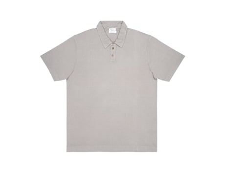 Polo De Homem Wool Co Makò Mastice Mm Algodão Cinzento (m)
