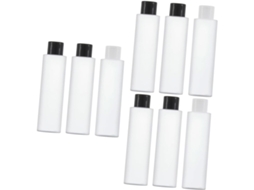 Conjunto De 9 Recipientes Plásticos Para Cosméticos Com Tampas, Ideais Para Guardar Gel.