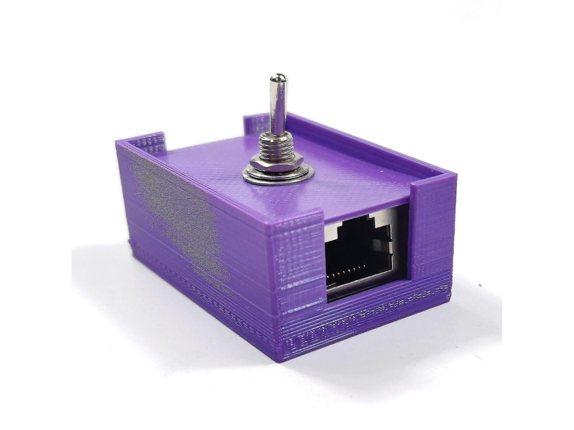 Cabo De Rede Rj45 De Par Trançado Com Switch Caixa Aquaforge
