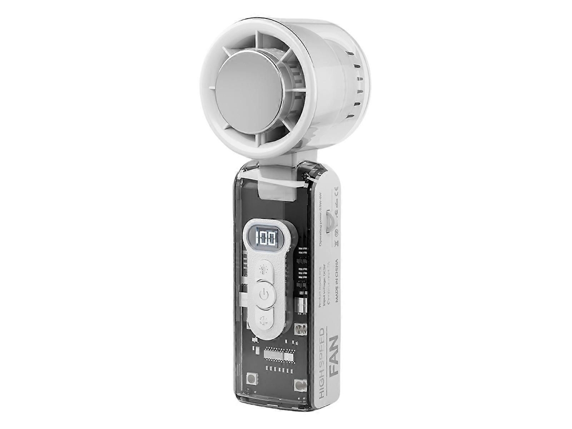 Ventilador Portátil Semicondutor Refrigeração De Alta Velocidade Recarregável Turbo Exte Rno Ar