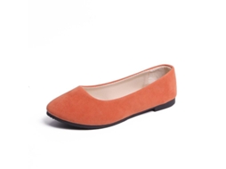 2026-sapatos Planos Para Mulheres, Verão E Primavera, Cores Doces, Sapatos Loafers Confortáveis, Tamanho Grande Eu41/42/43 Cuarenta Naranja