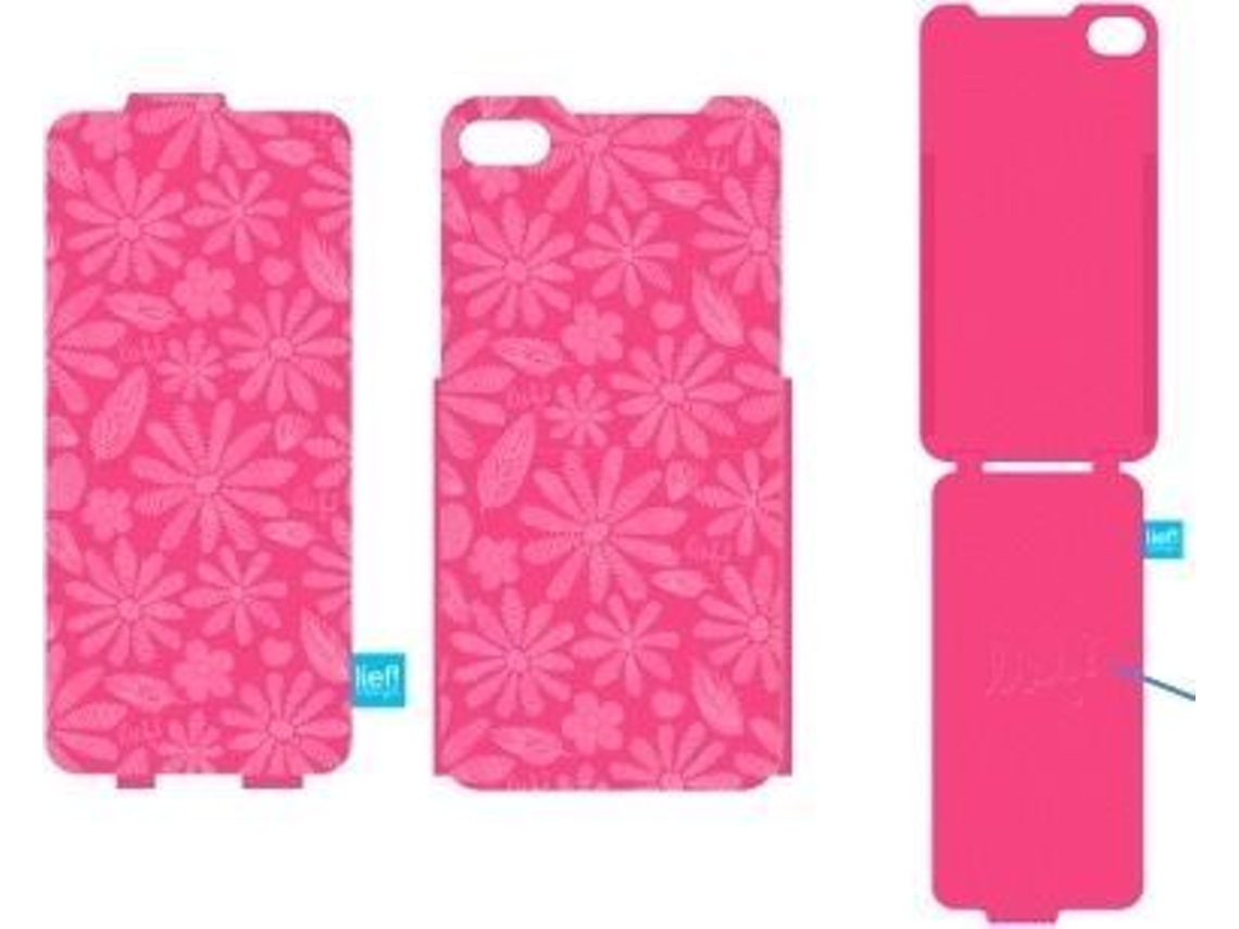 Capa iPhone 5, 5s, SE LIEF! Flip Noa Rosa
