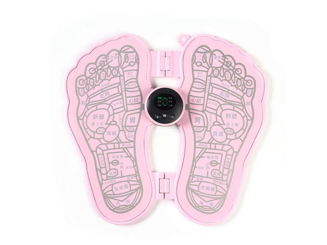 Massageador De Pés Dobrável, Automático E Inteligente, Com 6 Modos 9 Níveis Intensidade, Função Ems, Almofada Massagem Elétrica Para Os P