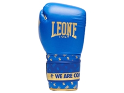 Luvas de Boxe de Couro Artificial Dna Azul 14 Ozleone1947
