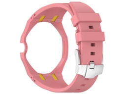Bracelete desportiva em silicone para Swatch Royal Pop, rosa HEXINYIGJLY