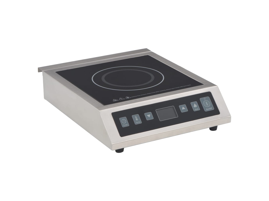 Induction Hob, Induction Hobs Vidaxl Prateado Aço Inoxidável