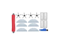 Conjunto De 16 Peças Para Aspirador De Pó Roborock S7 S70 S75 S7max S7 Maxv Ultra T7s Plus S7 Pro Ultra: Escova Principal, Lateral, Esfregão E Filtro.