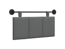 Conjunto 1 Cabeceira Suspensa Vidaxl Cinzento Veludo (100 X 55 X 5 Cm)