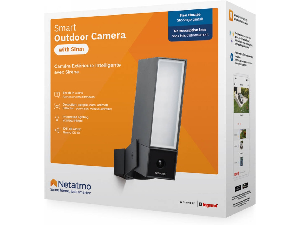 Câmara de Vigilância NETATMO c/ Sirene