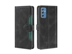 Capa De Couro Com Fivela Magnética E Sensação De Pele Para Samsung Galaxy M52 5g