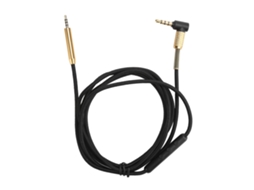 Aetheria cabo de Áudio 2.5mm para 3.5mm com Microfone Universal para Akg Y40 Y50 Y45 Preto 1.5m