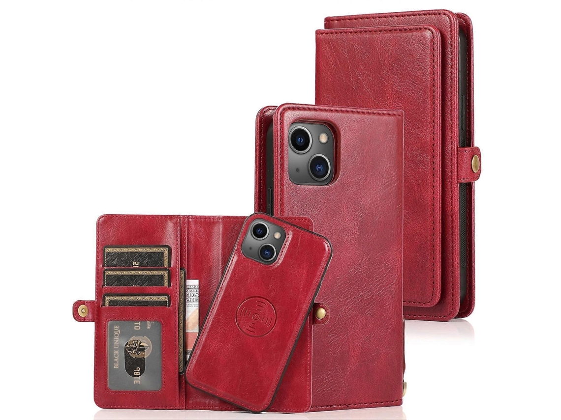 Lurelia Capa Iphone 14 Pro Couro Pu Tpu Magnética