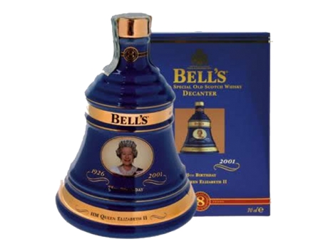 Whisky BellS 75Th Birthday Hm Queen Elizabeth Ii