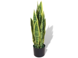 Planta Espada De São Jorge Artificial Com Vaso 65 Cm Verde Lovely Home