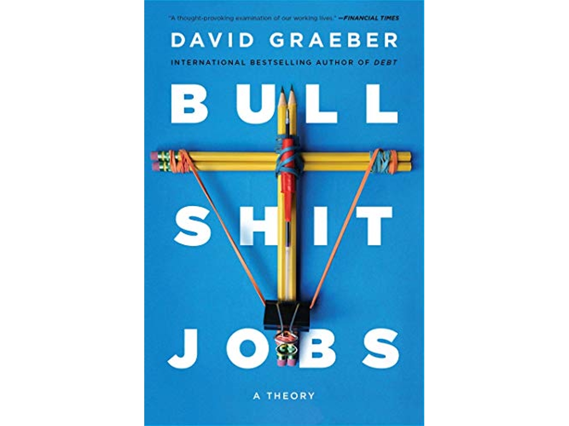 Livro Bullshit Jobs de David Graeber (Inglês)