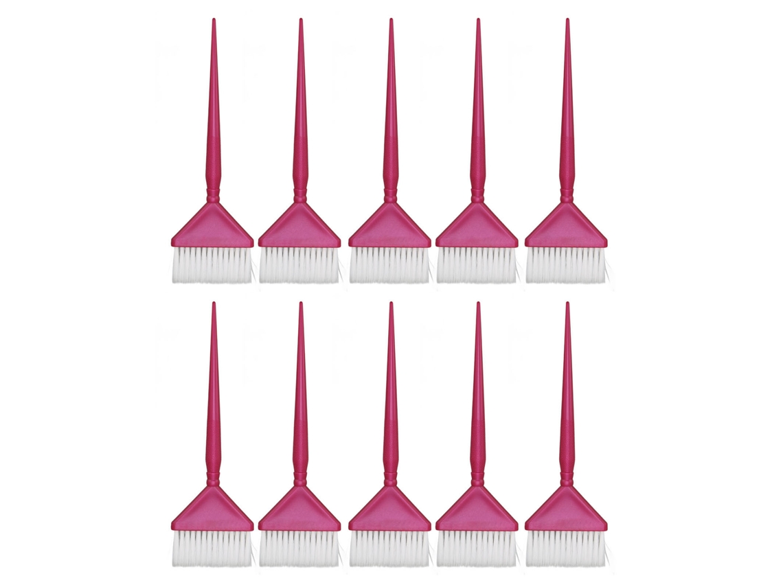2026 10pcs Conjunto de Pincéis para Colorear Cabelo com Cabo Ergonômico Aplicador de Tinta para Salão de Beleza L