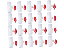 Bebedouro Automático Para Galinhas Com Haste De Aço, Pacote Com 20 Unidades.