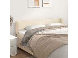 Headboard, Headboards Vidaxl Creme Couro Artificial (183 X 23 X 78/88 Cm)