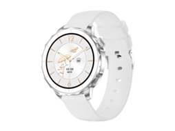 (prateado) Smartwatch Com Tela Amoled Redonda De 1,32 Polegadas, À Prova D'água E Com Chamadas Bluetooth.