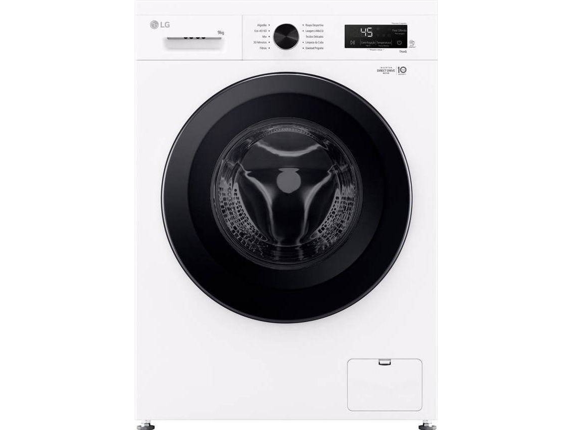 Máquina de Lavar Roupa LG F4X1009NWK (Outlet Grade B - 9 kg - 1400 rpm - Branco)
