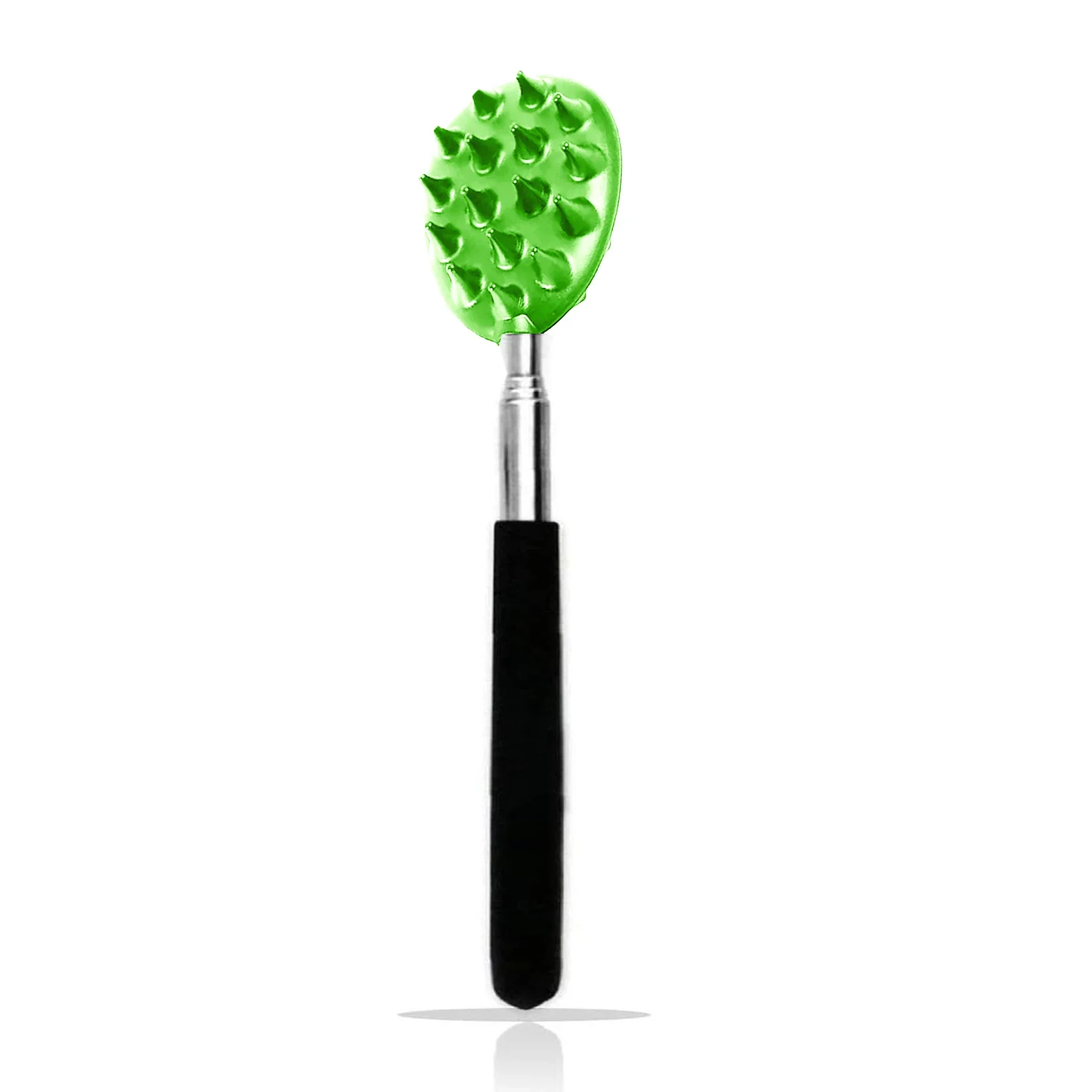 (verde) Massageador De Costas Extensível Com 2 Superfícies De Raspagem Profunda.