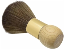 Escova De Corte Cabelo Portátil Madeira Lalafina Com Cerdas Macias Para Limpeza Dos Cabelos, Ideal Para Salões De Beleza