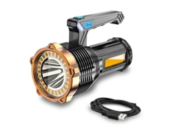 2026-lanterna Led Super Brilhante 8 Modos Recarregável Impermeável Para Camping E Emergências