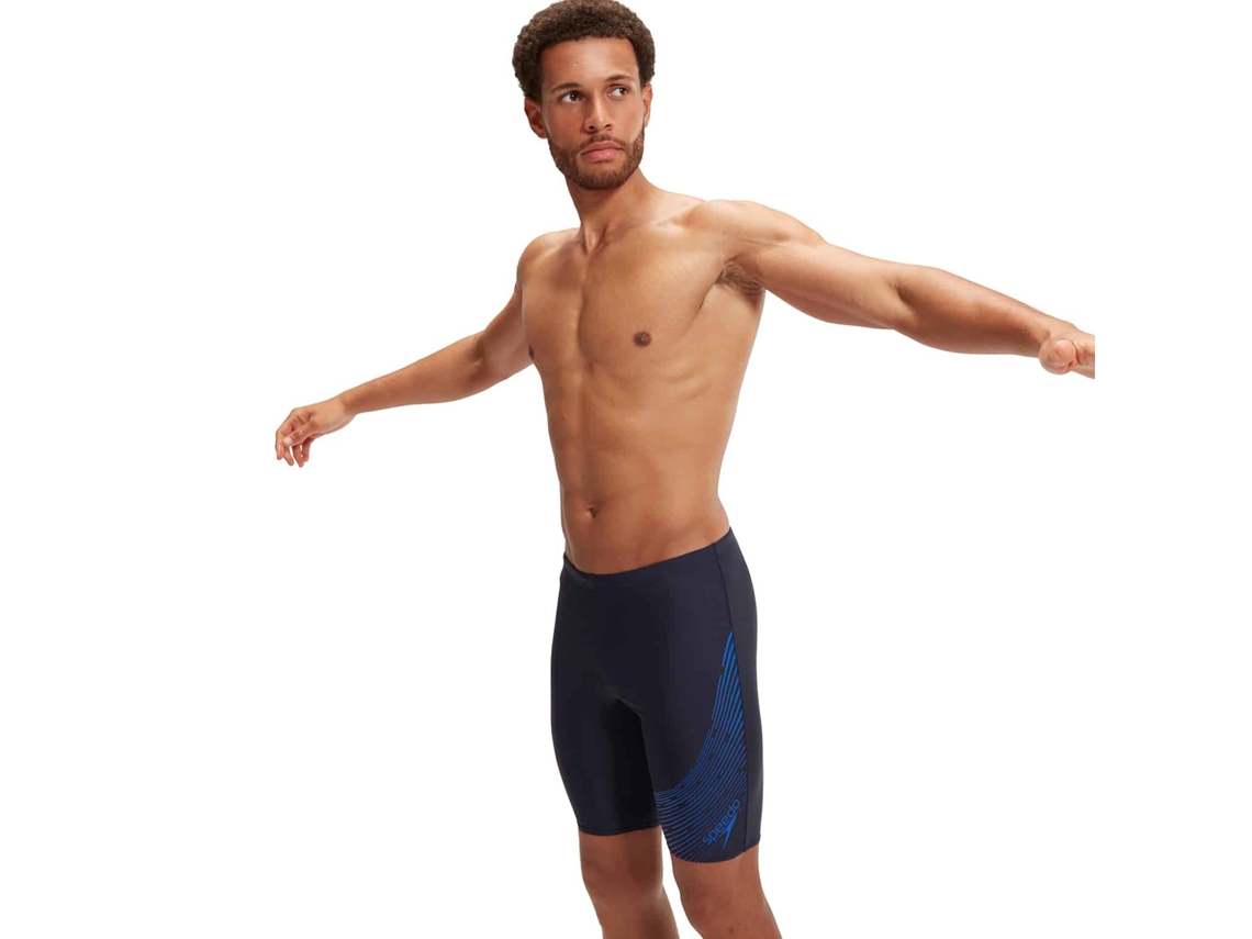 Mens Medley Logo Jammer True Navy / True Cobalt Speedo