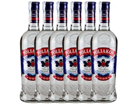 Vodka BARDINET Bardinet Poliakov (0.7 L - 6 unidades)