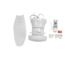 Laxiscreed Ventilador De Teto Led 25,6" Com 6 Velocidades E 3 Temperaturas De Cor Ajustáveis
