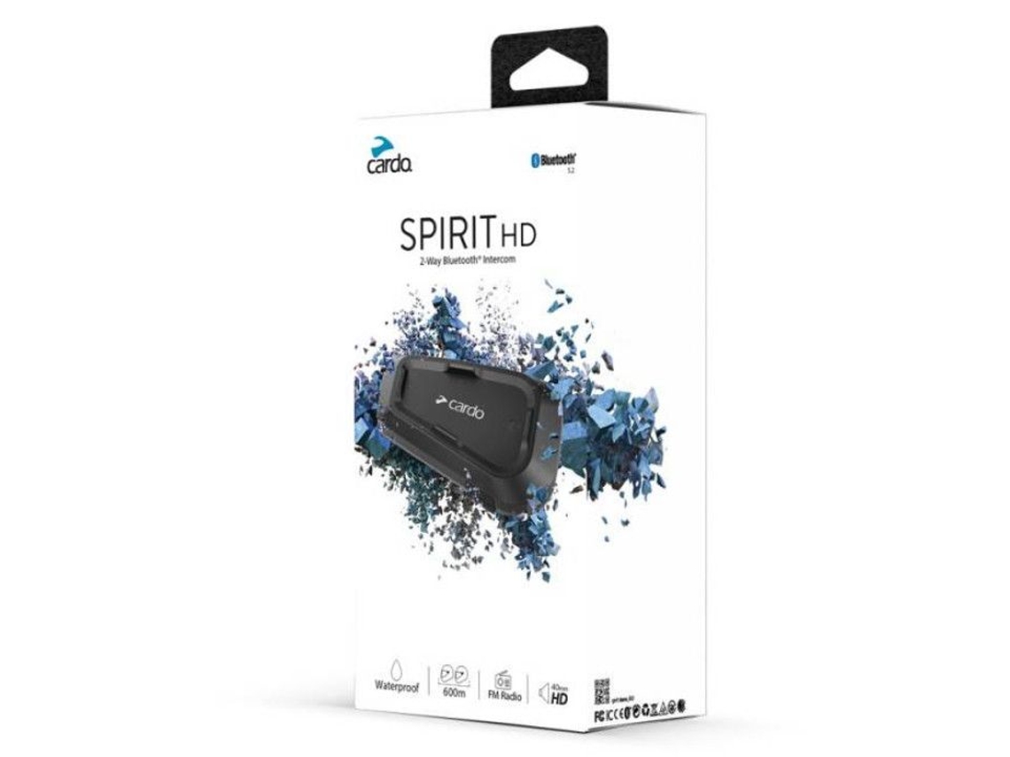 Intercomunicador para Capacete Cardo Spirit HD Preto Tamanho Unico