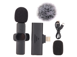 Microfone Lavalier Sem Fio LAXISCREED 2.4g Plug And Play