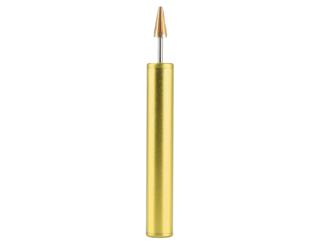 Caneta de Tinta para Bordas de Couro com Rodinha