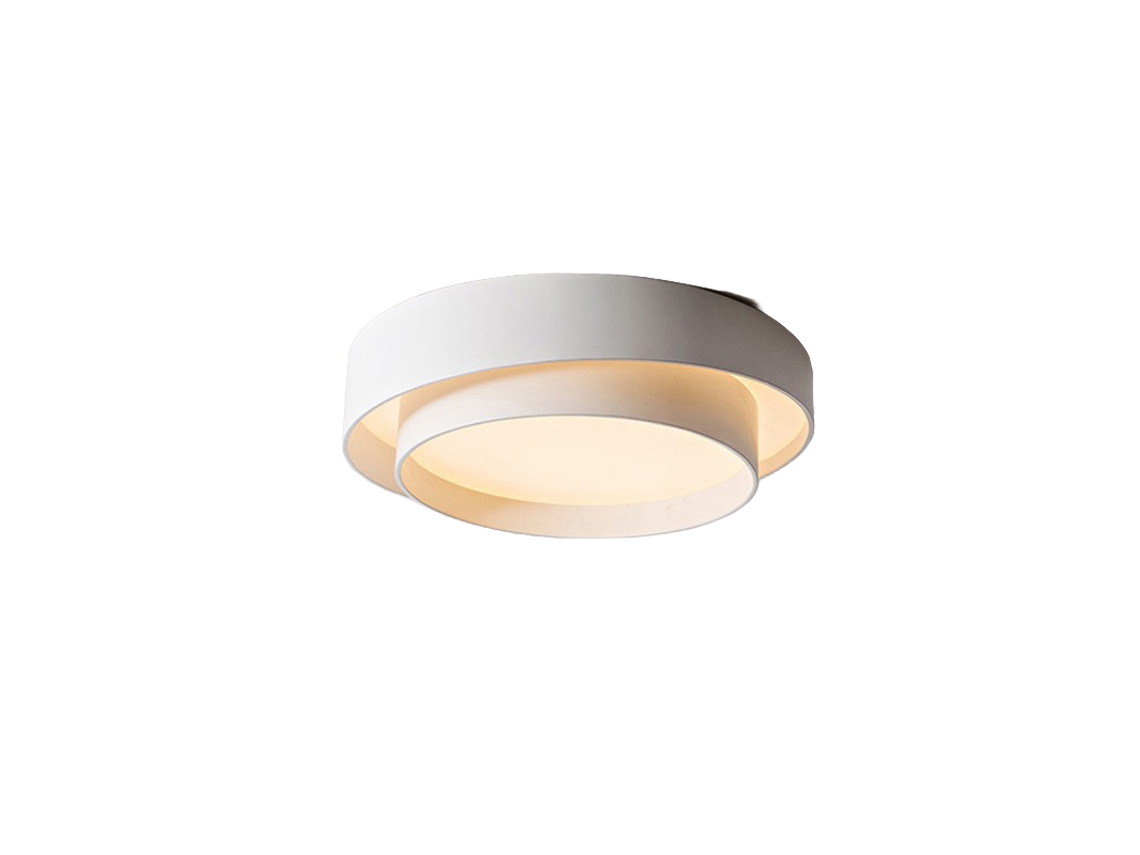 Laxiscreed Lâmpada De Teto Led De Espectro Completo Para Quarto, 60cm, Branco, Semicírculo, Modo K
