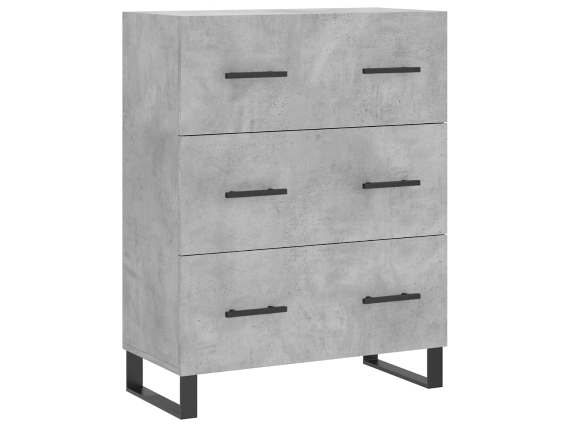 Sideboard, Sideboards Vidaxl Cinzeto Madeira Processada (n/a)